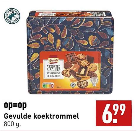 gevulde koektrommel